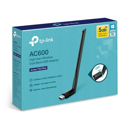 TP-Link Wi-Fi Adapter Archer T2U Plus AC600 Dual Band
