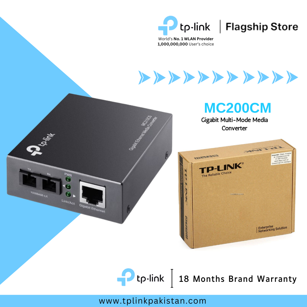 TP-Link MC200CM Gigabit Multi-Mode Media Converter
