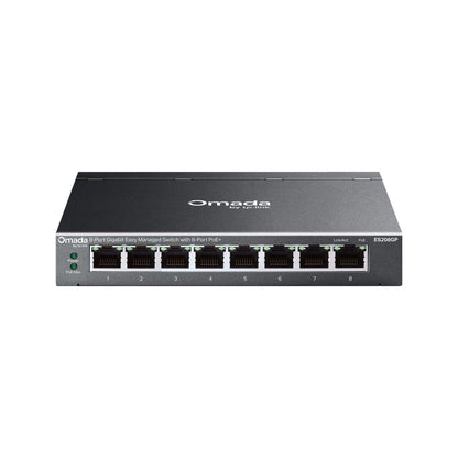 ES208GP Omada 8-Port Gigabit Easy Managed Switch with 8-Port PoE+
