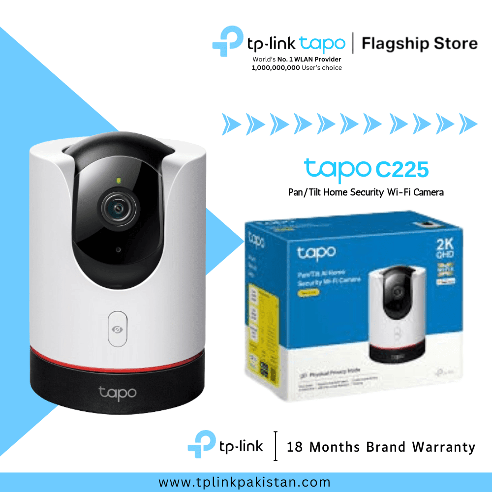 Tapo C225 Pan/Tilt AI Home Security Wi-Fi Camera