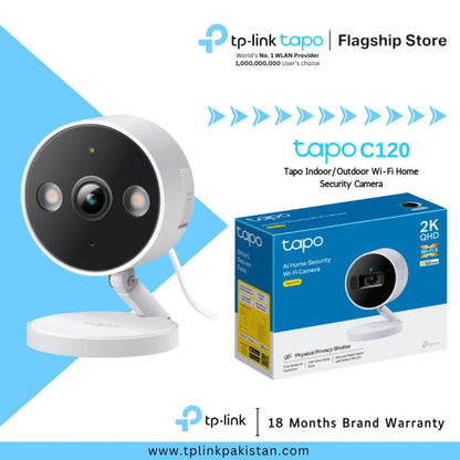 Tapo C120 Tapo Indoor/Outdoor Wi-Fi Home Security Camera