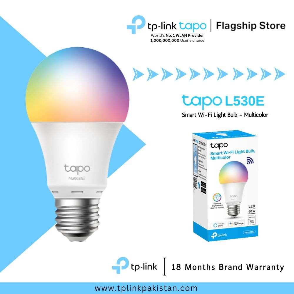 Tapo L530E Smart Wi-Fi Light Bulb, Multicolor