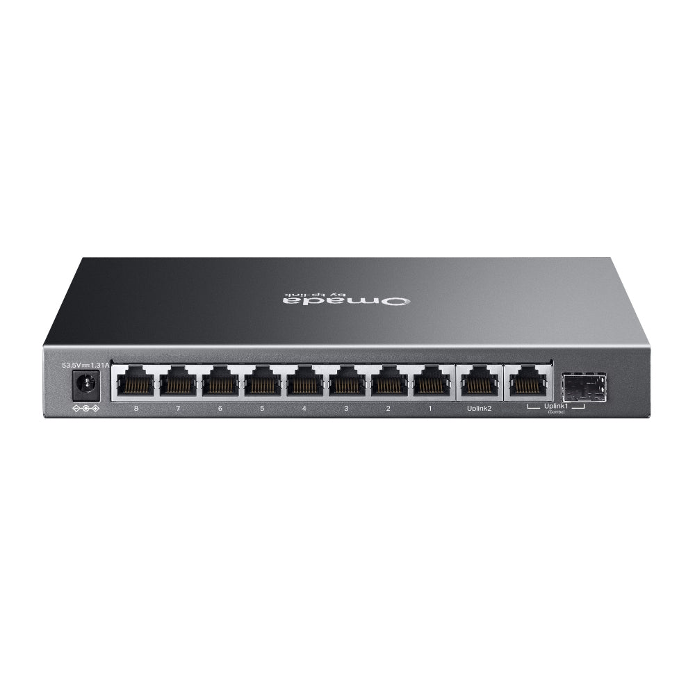 ES210GP Omada 10-Port Gigabit Easy Managed Switch with 8-Port PoE+